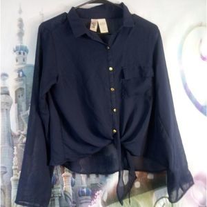🌺 - Sheer blue l8ter top